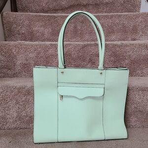 Rebecca Minkoff M.A.B. (Morning After Bag) Tote in Mint Green